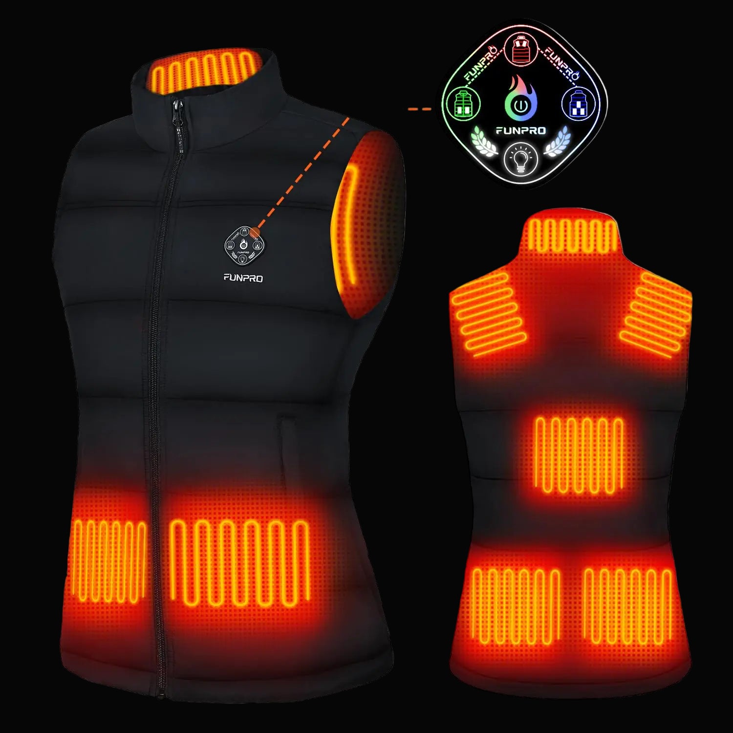 Womens Lightweight Heated Vest